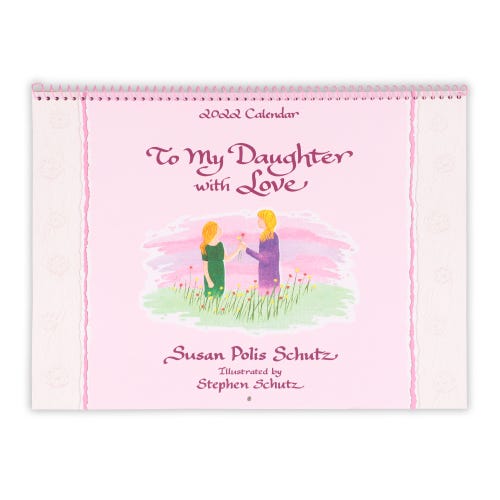 2022 Calendar: To My Daughter With Love PB - Blue Mountain Arts